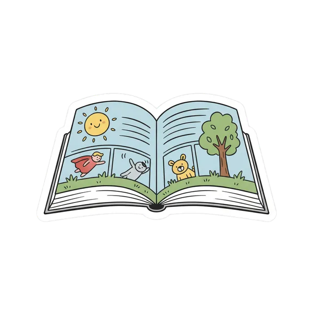 Illustration of 웹툰, a comic/manhwa