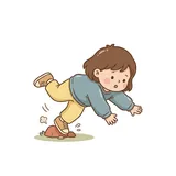 넘어지다