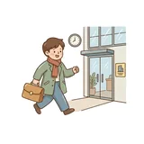 출근하다