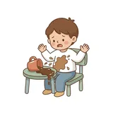 묻다