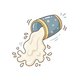 흘리다