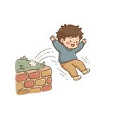 뛰어내리다