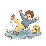 미끄럽다