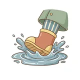 밟다