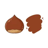 밤색