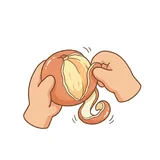 벗기다