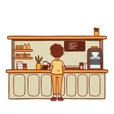 손님