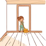 청소하다