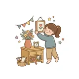 꾸미다