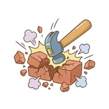 부수다