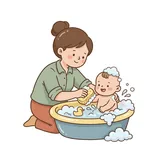 씻기다