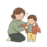 입히다