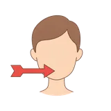 턱