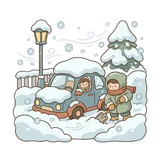 폭설