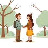 만나다