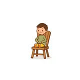앉다