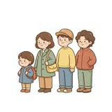 줄짓다