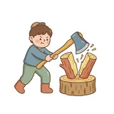 쪼개다