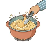 튀기다