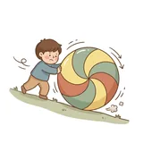 굴리다