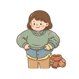 껴입다