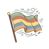 나부끼다