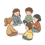 둘러앉다