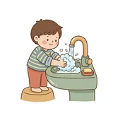 씻다