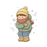 움츠리다