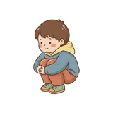 쪼그리다